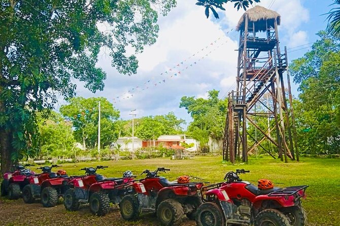 Cozumel Jungle ATV Adventure and Unlimited Beach Break - Not Included: Beach Facilities and Return Transport