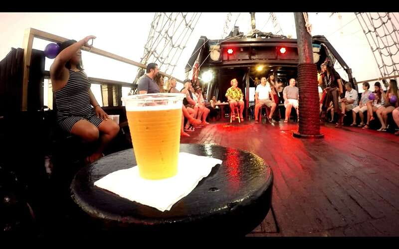 Cozumel: Pirate Ship Cruise with Open Bar, Dinner, and Show - Drinks and Bar Experience on Board