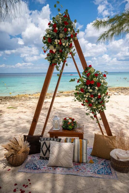Cozumel: Private Beach Proposal with All-Inclusive Package - Make Your Cozumel Engagement Truly Special with an All-Inclusive Private Beach Setup