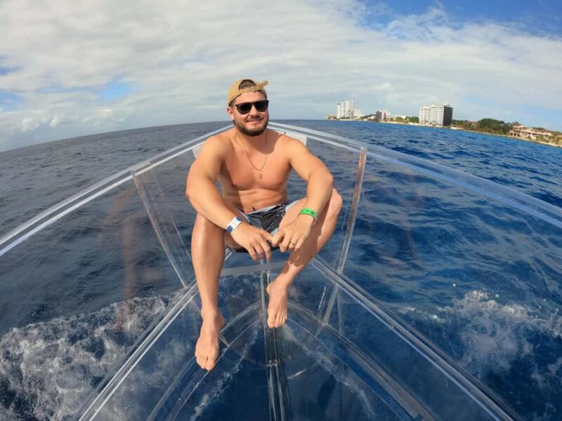 Cozumel: Transparent Boat Tour with Snorkeling and 2 Beers - Meeting Points and Accessibility for Cruise Passengers