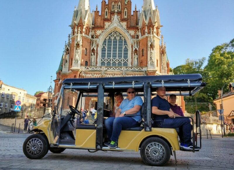 Cracow: Jewish Quarter and Ghetto Sightseeing Golf Cart Tour - Key Points