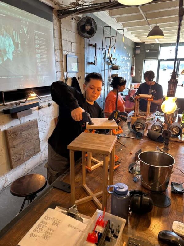 Craft a Side Table Woodworking Class - Brooklyn, NY - The Tools You Use and Their Role