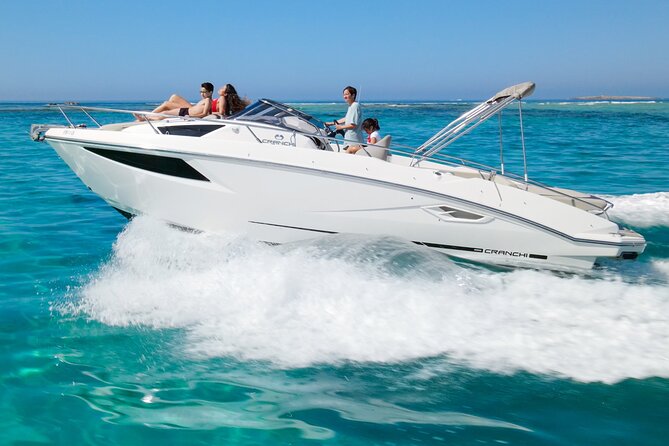 Cranchi E30 Private Boat for 10 Pax for 8 Hours in Ibiza - Discover Ibiza’s Most Personal Boat Excursion with the Cranchi E30