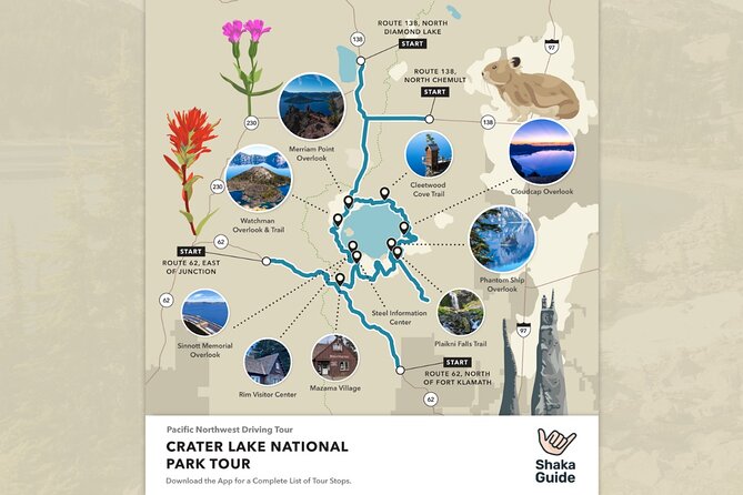 Crater Lake National Park Self-Guided Audio Tour - The Watchman Overlook and Climb to Watchman Peak