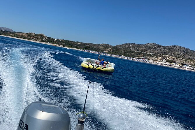 Crazy Sofa 15-Minutes Riding in Traganou Beach - Customer Praise for Friendliness and Safety