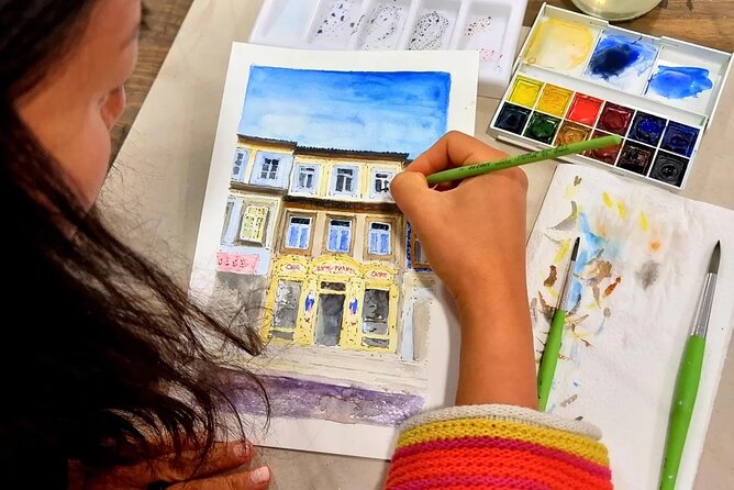 Create Watercolour With Hugo do Lago in Porto - The Small Group Advantage and Personal Attention