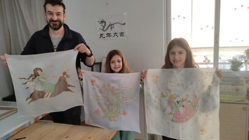 Create your own Greek Silk Scarf Souvenirs - Create Your Own Greek Silk Scarf Souvenirs: A Unique Artistic Experience in Athens