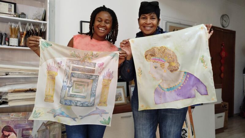 Create your own Greek Silk Scarf Souvenirs - Key Points