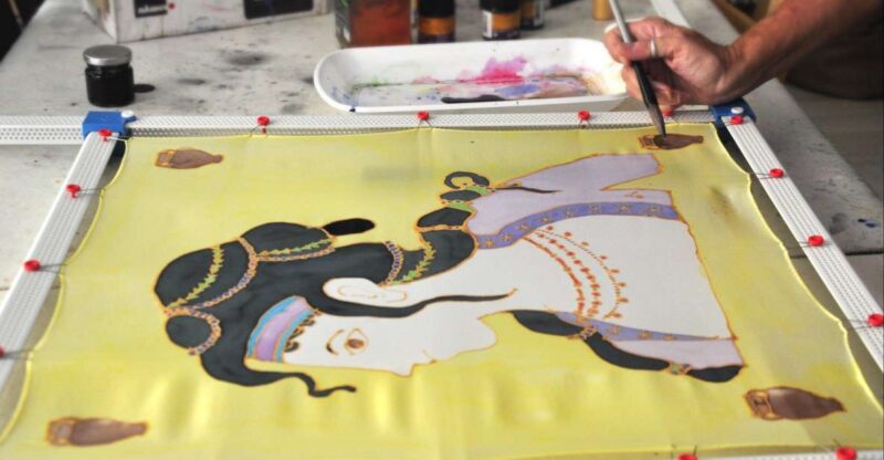 Create your own Greek Silk Scarf Souvenirs - The Artistic Process: Designing Your Personalized Greek Pattern