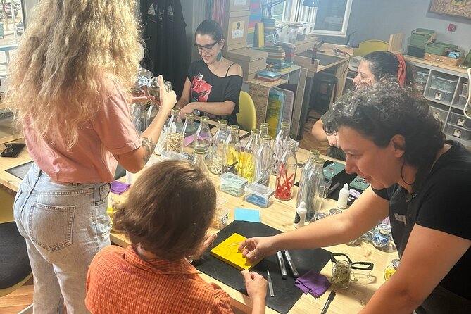 Creative Glass Mosaic Workshops - The Final Artwork: A Personal Greek Keepsake