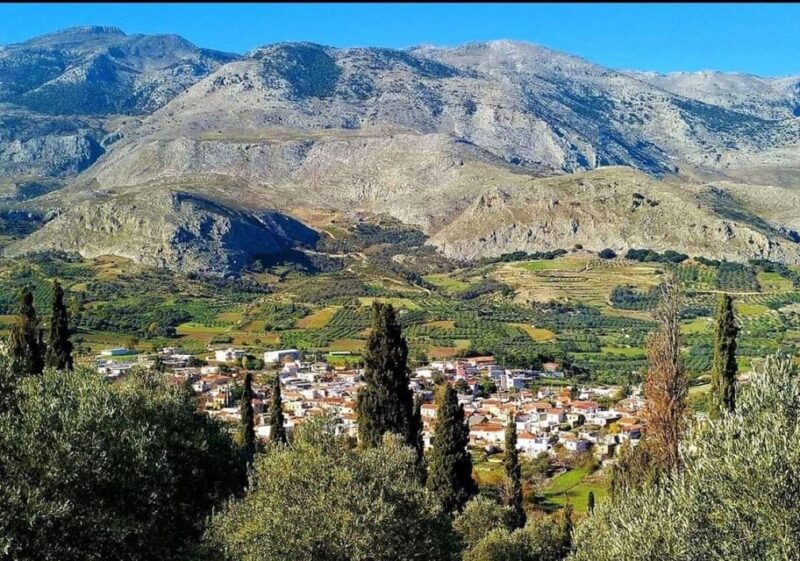 Cretan Traditional Village Assites, with food and drinks - Tasting a Cretan Gourmet Journey