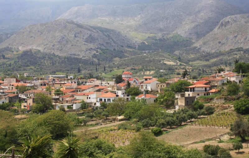 Cretan Traditional Village Assites, with food and drinks - Scenic Drives Through Olive Groves and Vineyards