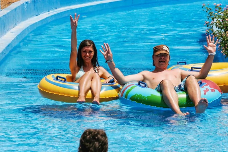 Crete: AcquaPlus WaterPark Entrance Ticket optional Transfer - Relaxation and Scenic Gardens at AcquaPlus