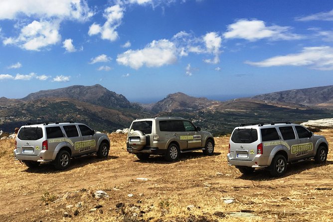 Crete Jeep Safari to the south coast - Visiting the Taverna - Drimos and St. Antonios Gorge