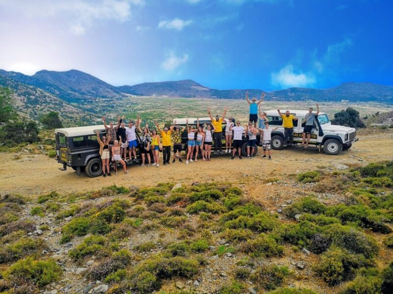Crete: Lasithi Plateau and Cave of Zeus Off Road Safari Tour - Key Points