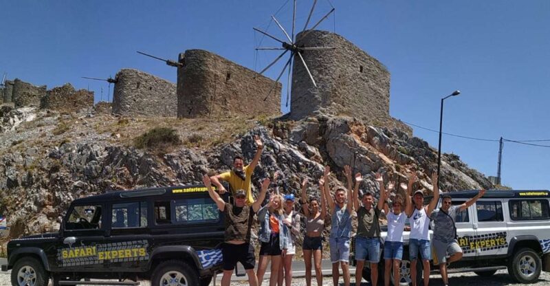 Crete: Lasithi Plateau and Cave of Zeus Off Road Safari Tour - Stopping at Seli Ambelou Windmills and Other Photo Spots