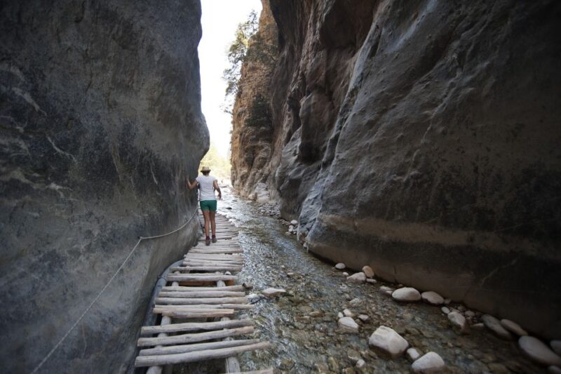 Crete: Samaria Gorge Hike - The Iron Gates: Narrowest and Most Striking Part of the Gorge