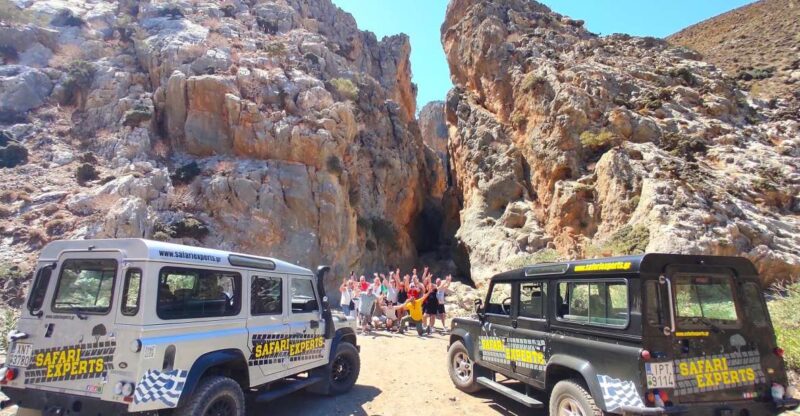 Crete: Trypiti Beach Off-Road South Tour w/ Lunch & Wine - Relaxation at Trypiti Beach with Optional Swimming