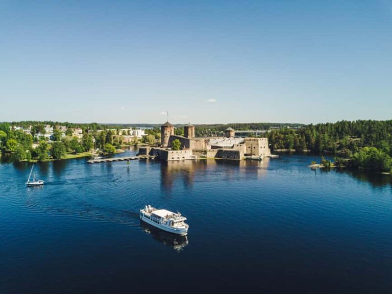 Cruise around Savonlinna archipelago - Views of Olavinlinna Castle from the Water