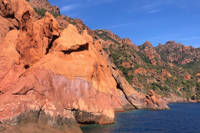Cruise Sunset Aperitif Scandola/Gulf Porto/Piana Boat 12p - Visiting Capo Rosso’s Majestic Cliffs and Swimming Spot