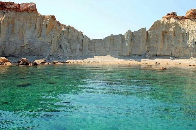 Cruise to White Rocks & Xi Beach with lunch and wine - Mania Beach and Its Therapeutic Clay