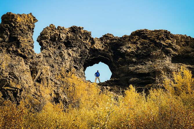 Cruise Tour Godafoss and Myvatn Lake and Baths Small Group - Experiencing the Hverir Geothermal Area