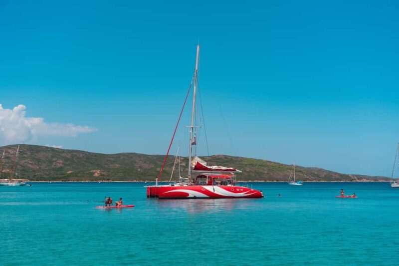Cruising on a sailing maxi-catamaran - Scenic Return Along Corsica’s Coast