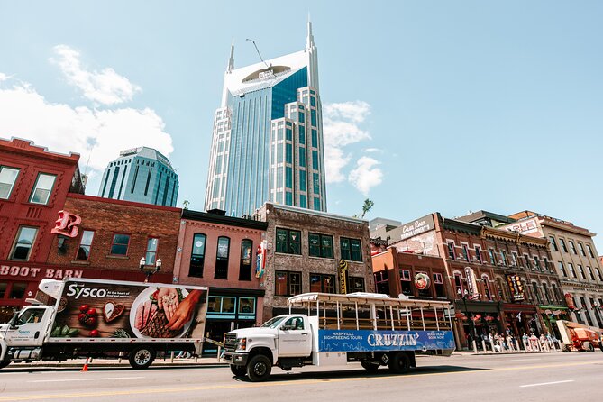 Cruzzin' Nashville Narrated Sightseeing Tour by Open-Air Vehicle - Key Points