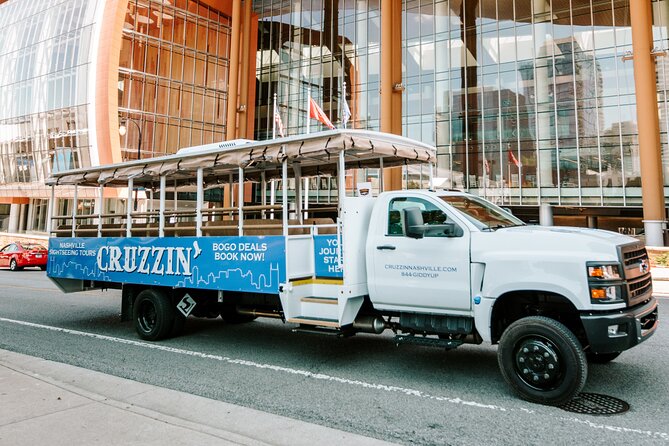 Cruzzin' Nashville Narrated Sightseeing Tour by Open-Air Vehicle - Timing, Pacing, and Tour Length