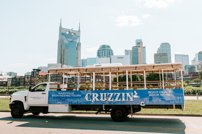 Cruzzin' Nashville Narrated Sightseeing Tour by Open-Air Vehicle - Realistic Expectations Based on Reviews