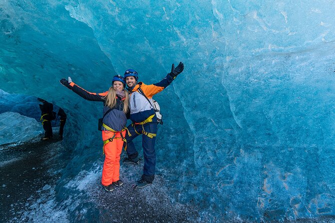 Crystal Blue Ice Cave - Super Jeep From Jökulsárlón Glacier Lagoon - Inside Iceland’s Blue Ice Caves