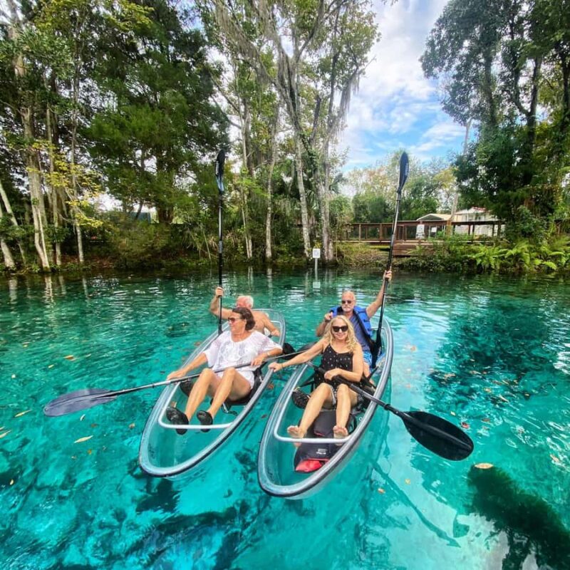 Crystal River: Clear Kayak Manatee & Springs Tour - Experience of the Crystal Rivers Spring Waters