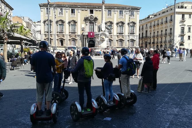 CSTRents - Catania Segway PT Authorized Tour - Visiting Piazza Stesicoro and Roman Ruins