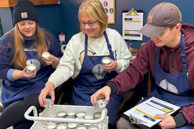 Custom Candle and Scent Blending Workshop - The Pouring and Personalization Stage