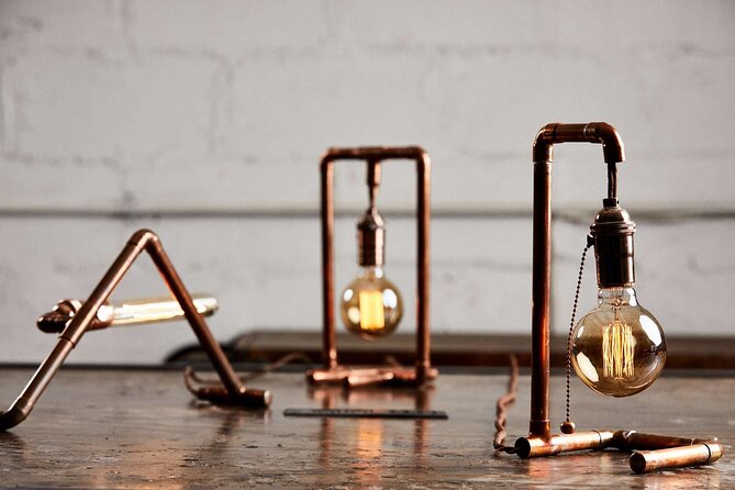 Custom Copper Lamp Making Class - Brooklyn, New York - Whats Included in the Copper Lamp Class
