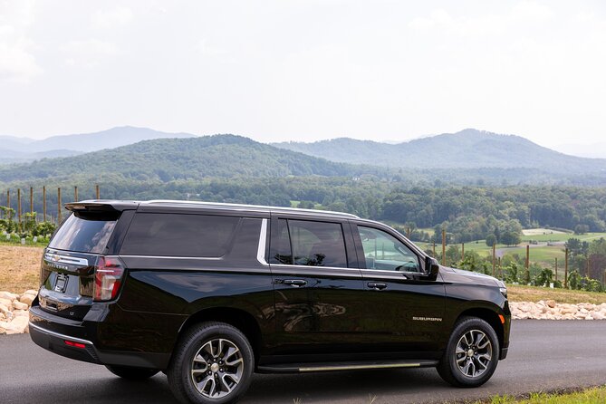 Custom Wine Tour In Black Suburban With Panoramic Sunroof - Discover a Personalized Wine Experience in Charlottesville
