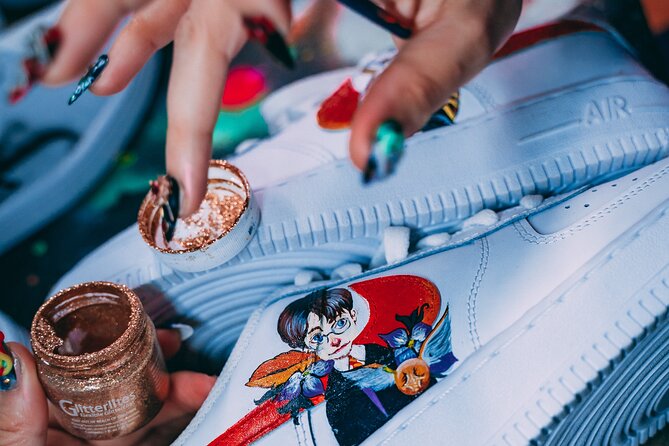 Custom Your Sneakers Into a Piece Of Art in Paris - Choosing Techniques and Embellishments: Over 1000 Options