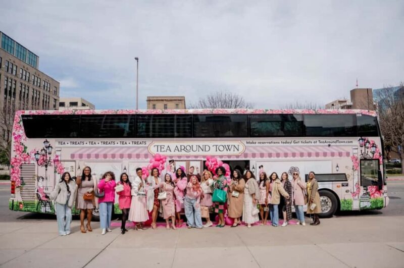 Dallas: Tea Around Town Bus Tour with Treats - The Pink Bus: A Visual Delight and Comfortable Ride