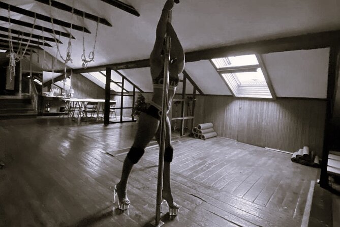 Dance Class (choose 1: Pole Dance, Burlesque or Aerial Silk/Hoop) - The Studios Warm and Supportive Environment