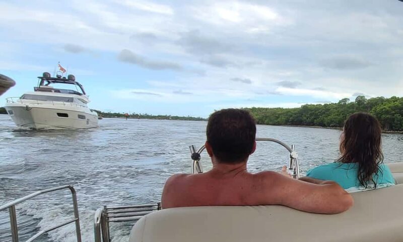 Dania Beach: Southeast Florida Private Pontoon Boat Charter - Sandbar Stops for Swimming and Relaxation