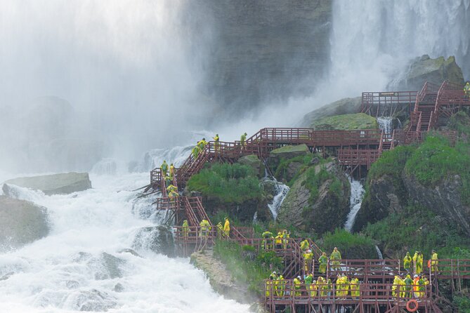 Daredevil Tour with Cave of the Winds Admission - Luna Island: Views of American and Bridal Veil Falls