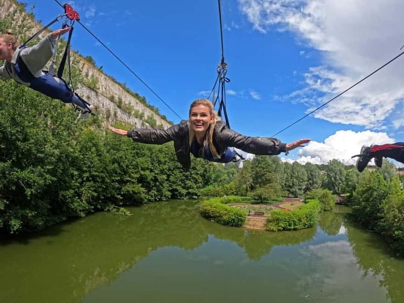 Dartford: Thrill & Chill Package- Ziplining & Lakeside Sauna - Dartford: Thrill & Chill Package- Ziplining & Lakeside Sauna