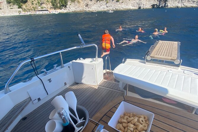 Day in Private Boat with Skipper from Salerno to Positano - Key Points