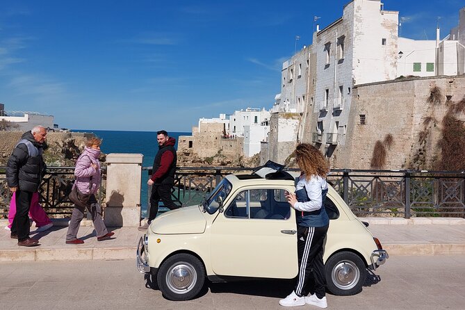 Day tour aboard a Fiat 500 Alberobello - Scenic Drive Along the Valle dItria