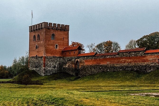 Day tour From Vilnius to Belarus border a frozen corner of Europe - Scenic Bioni Hillfort and River Gauja Views