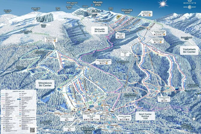 Day Tour: Ski Borovets & Relax in Thermal Pools and Sauna - Full Day at Borovets Ski Resort