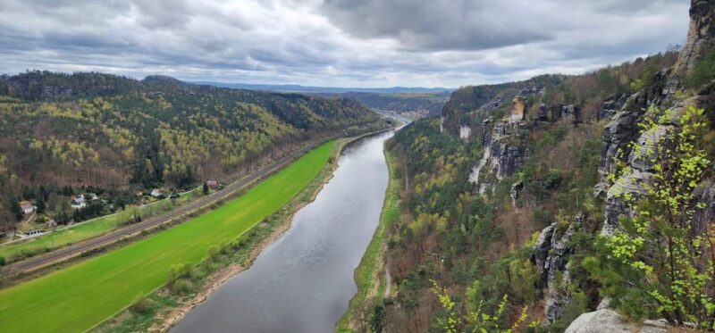 Day trip from Prague to Bohemian and Saxon Switzerland - Scenic Views from Bastaj Lookout and Historical Ruins