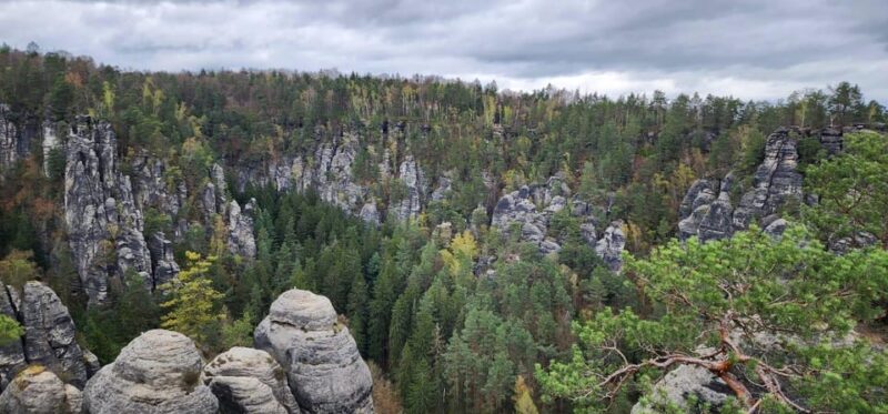 Day trip from Prague to Bohemian and Saxon Switzerland - The Experience of the Falcons Nest and Local Lunch