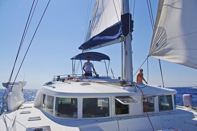Day trip on a sailing catamaran in Sardinia - The Boat and Crew: Spacious and Friendly