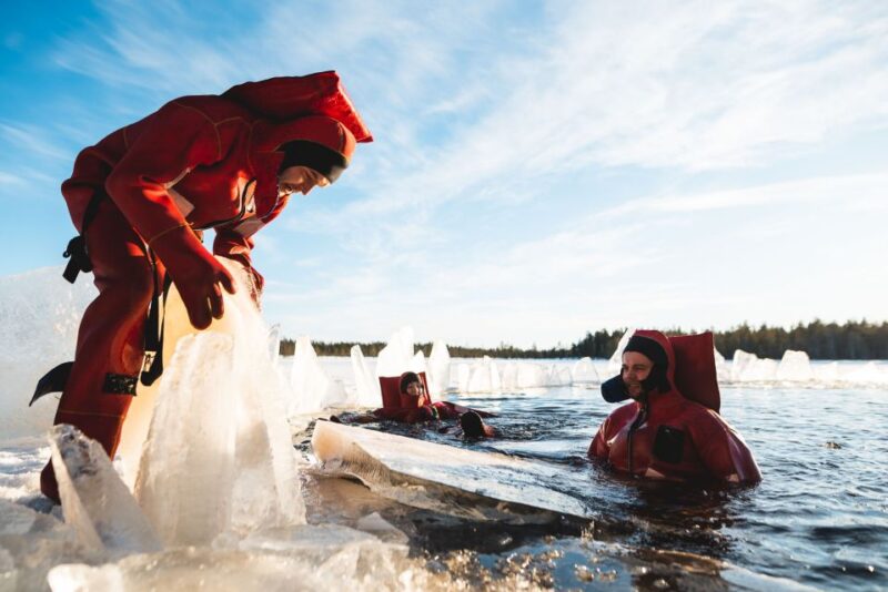 Daytime Ice Floating Rovaniemi, Frozen Lake Experience - Explore Rovaniemi’s Unique Ice Floating Adventure